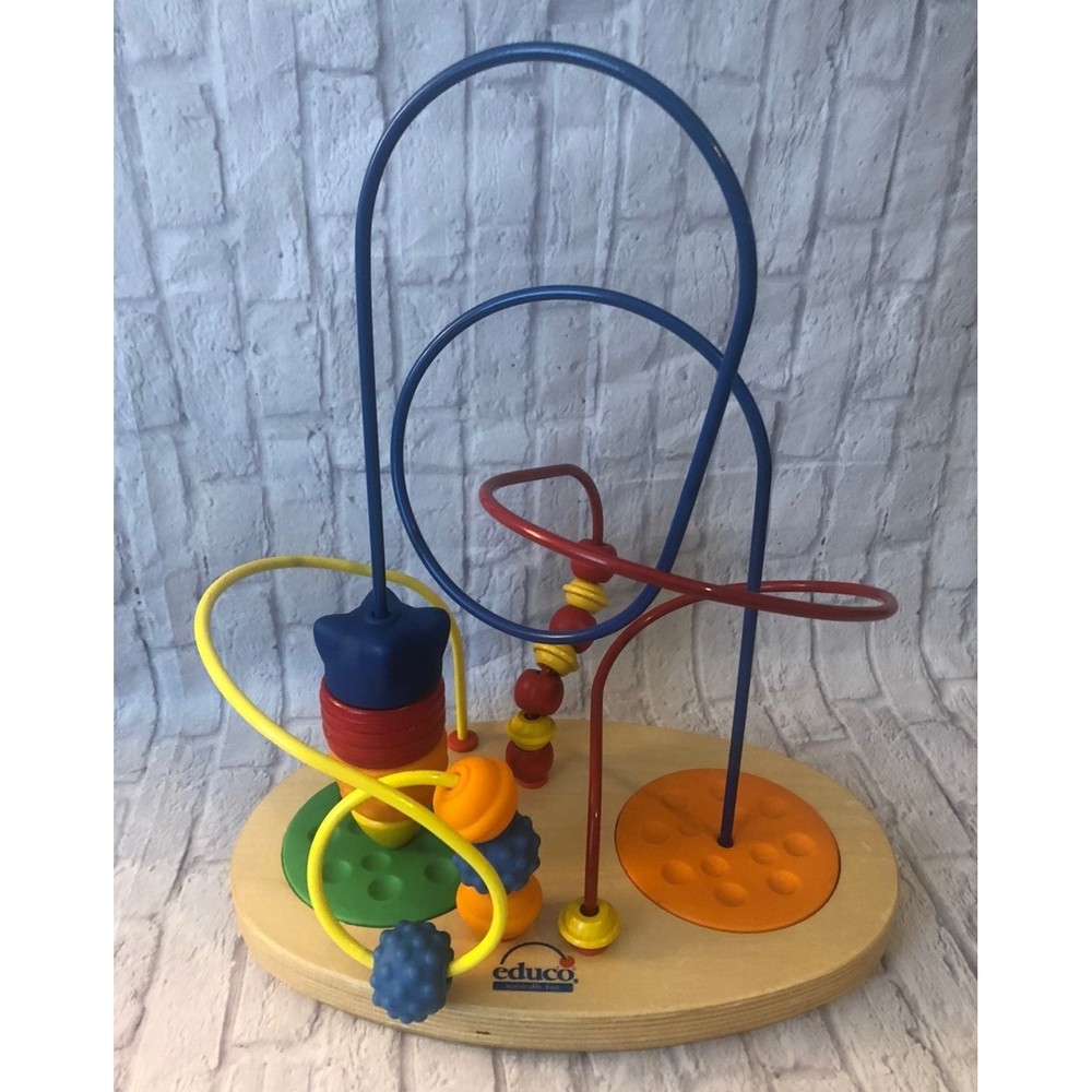 Educo classic wooden bead maze
